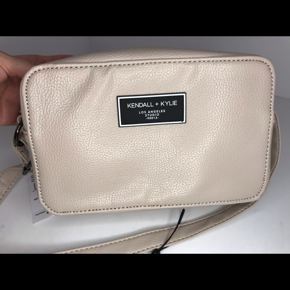 Kendall and Kylie beige/nude crossbody